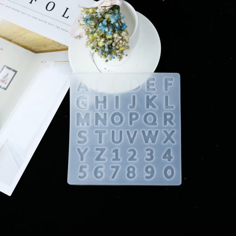 

1 шт. симпатичный подарок английская алфавитная форма многоразовая DIY Хрустальная многофункциональная фотография украшение для торта легк...