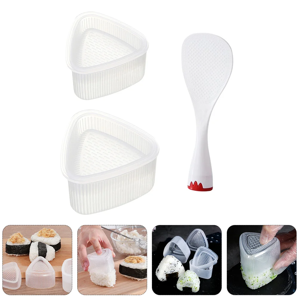 

Sushi Rice Maker Triangle Onigiri Bento Roll Mould Japanese Making Dessert Tool Kit Home Nigiri Biscuit Kitchen accessories