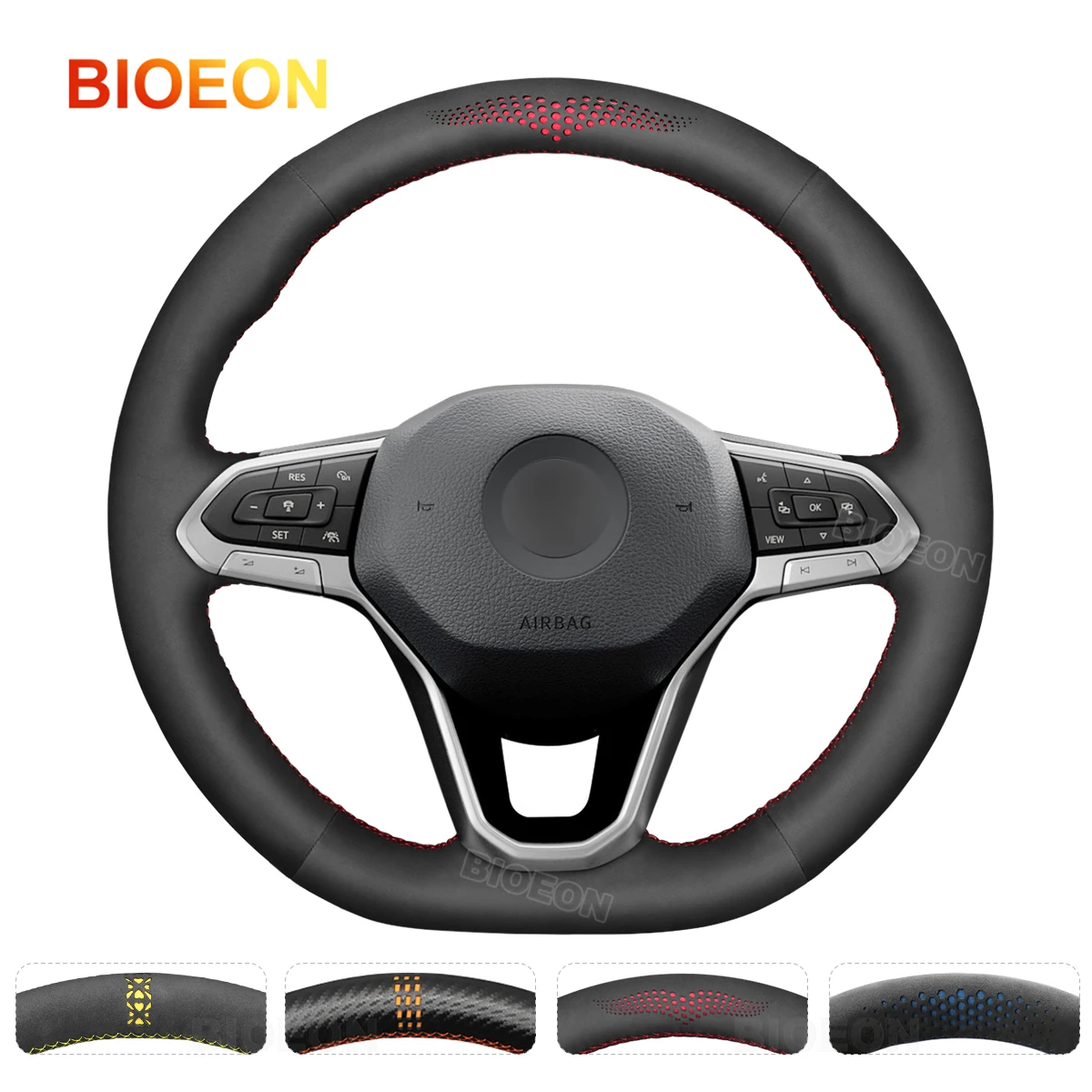 

Чехол на руль для Volkswagen VW Golf 8 ID.3 Arteon Caddy Passat 2019 2020 2021 2022