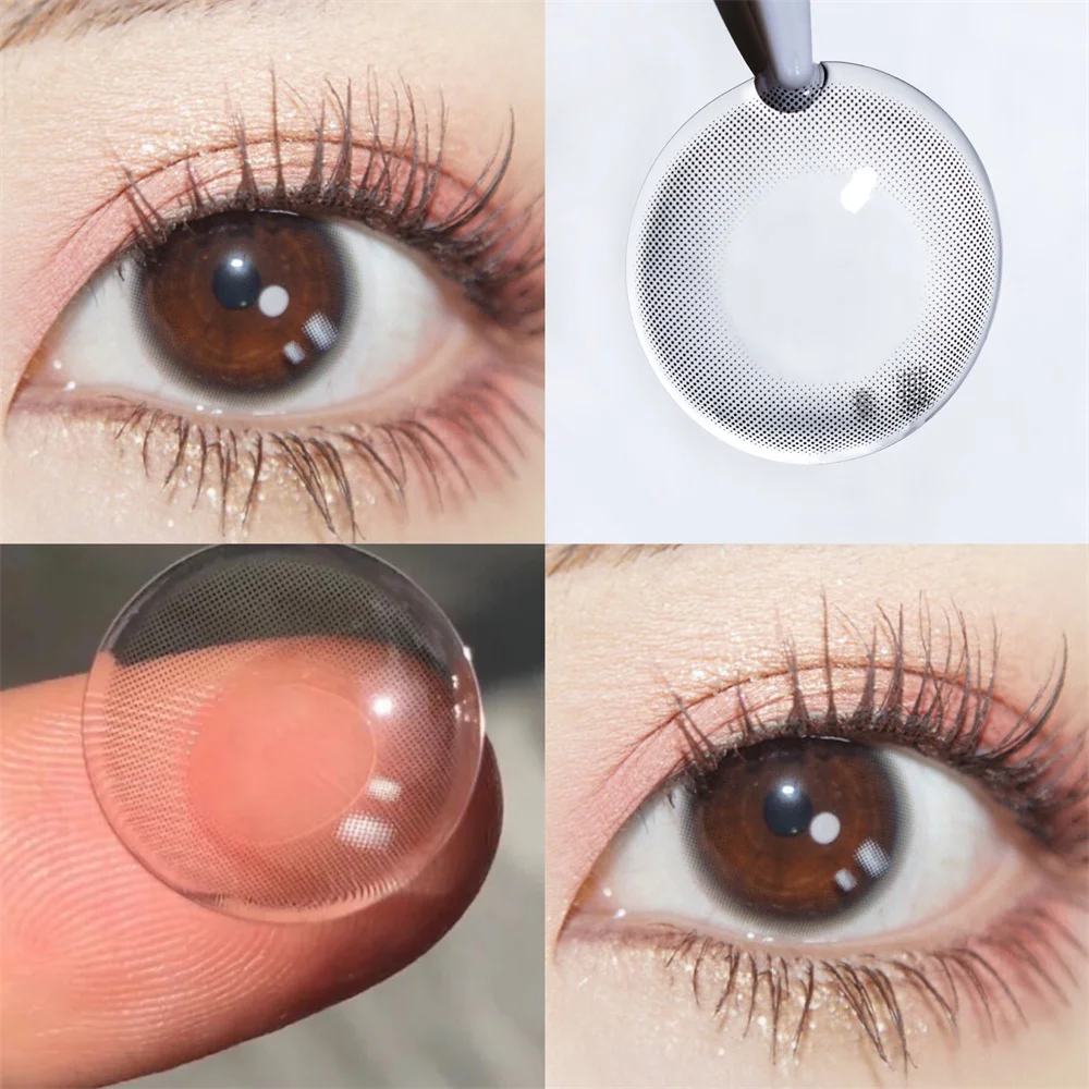 2 шт./пара контактные линзы черного цвета для макияжа глаз
