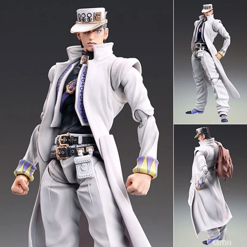 White Clothes JOJO Part 3 Boxed Figure Super Action Statue JoJo's Bizarre Adventure Part.IV #27 Jotaro Kujo | Игрушки и хобби