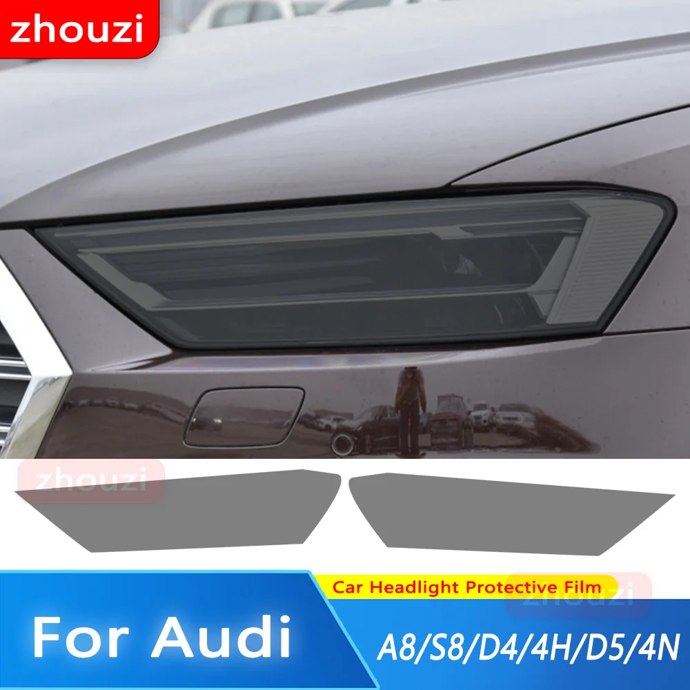 

2 шт., защитная пленка для автомобильных фар Audi A8 S8 D4 4H D5 4N 2014