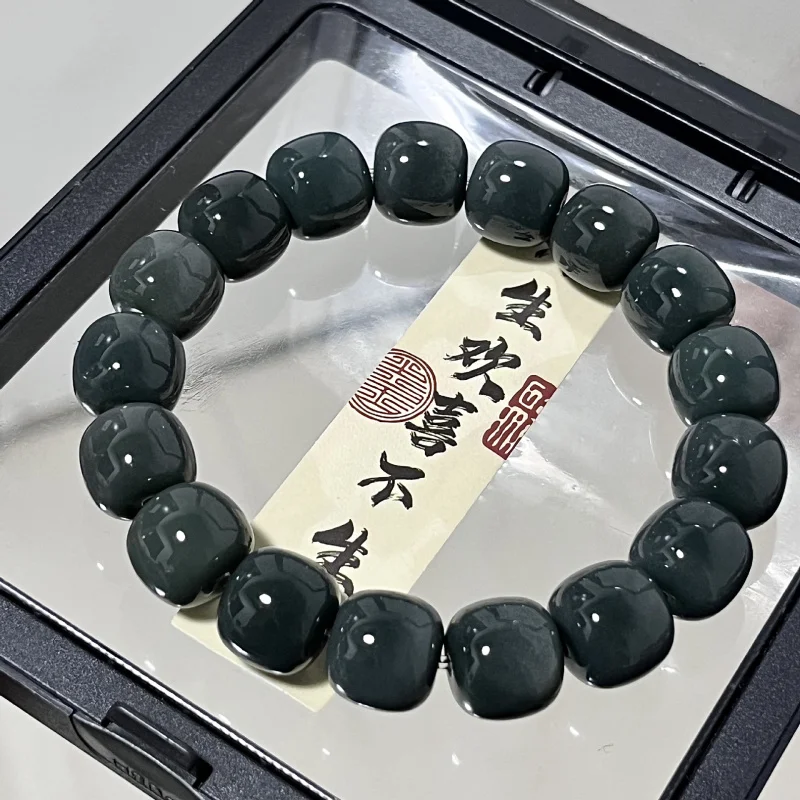 Браслет из белого Нефритового корня с десятью летними семенами Подлинная