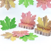 30pcs creative cartoon maple leaves memo pad sticker planner stationery sticky notes student gift office school supplies