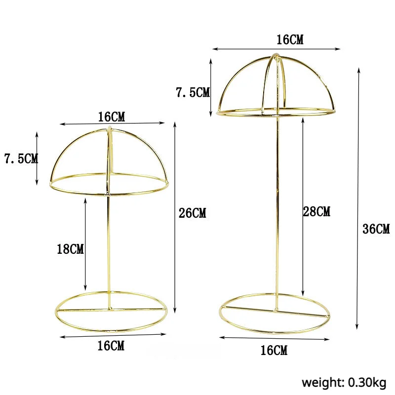 Stainless Steel Hat Shape Jewelry Display Holder Storage Organizer for Earrings Stand Practical Glasses Display Rack New 2023
