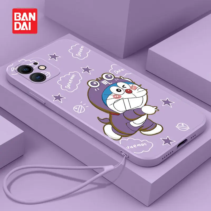 

Bandai Doraemon Case for iPhone 13 13Pro 12 12Pro 11 Pro X XS Max XR 7 8 Plus Cartoon Silicone Phone Back Covers Kawaii Fundas