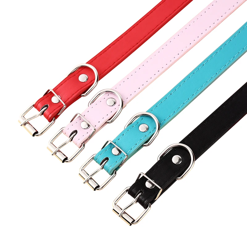 Dog Collars Cat Necklace Puppy Scarf 12 Colors Size Adjustable Suitable for Medium and Small Pets Solid Blue Teddy Red Chihuahua | Дом и сад