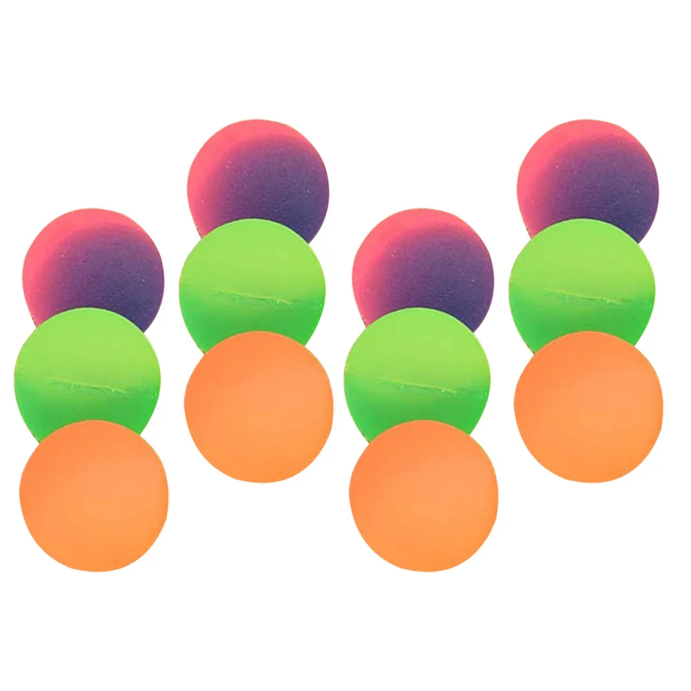 

12 Pcs Bouncy Ball Kids Frosted Balls Toys Game Carnival Party Rubber Children Pool Two-color