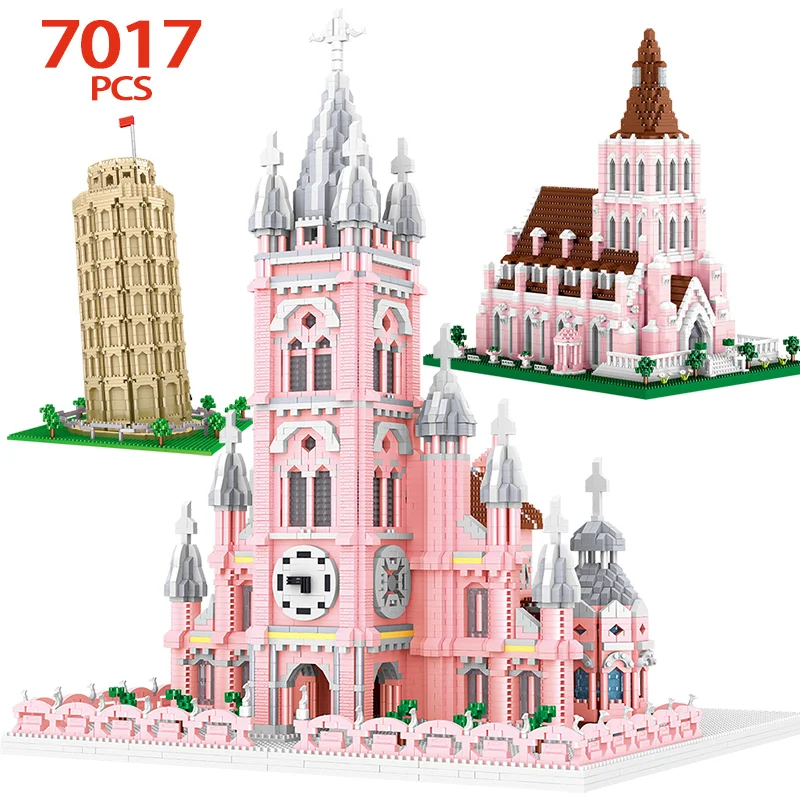 

7017 шт., Детский конструктор «уличный вид»