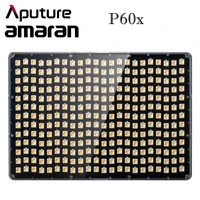 aputure amaran p60x rgbww full color led panel photography light bi color p60c 3200k 6500k suitable sidus link app
