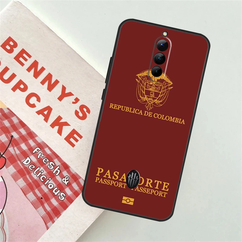 Чехол-бампер для телефона с флагом Колумбии