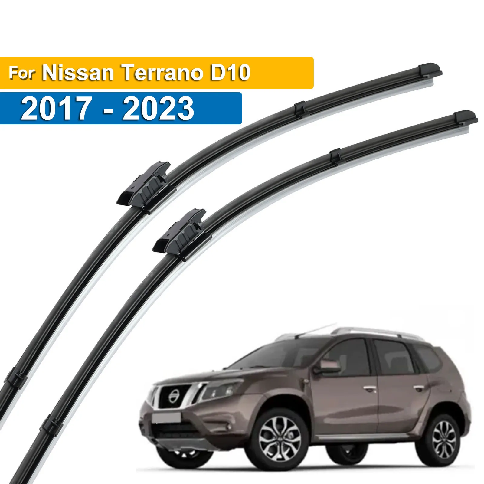 Erick's Wiper LHD 600 & 450 мм. крепление Щетки стеклоочистителя для Nissan Terrano D10 Ниссан Террано 3 2017 2018 2019 2020 2021 2022 2023 24 дюймов 18 дюймов