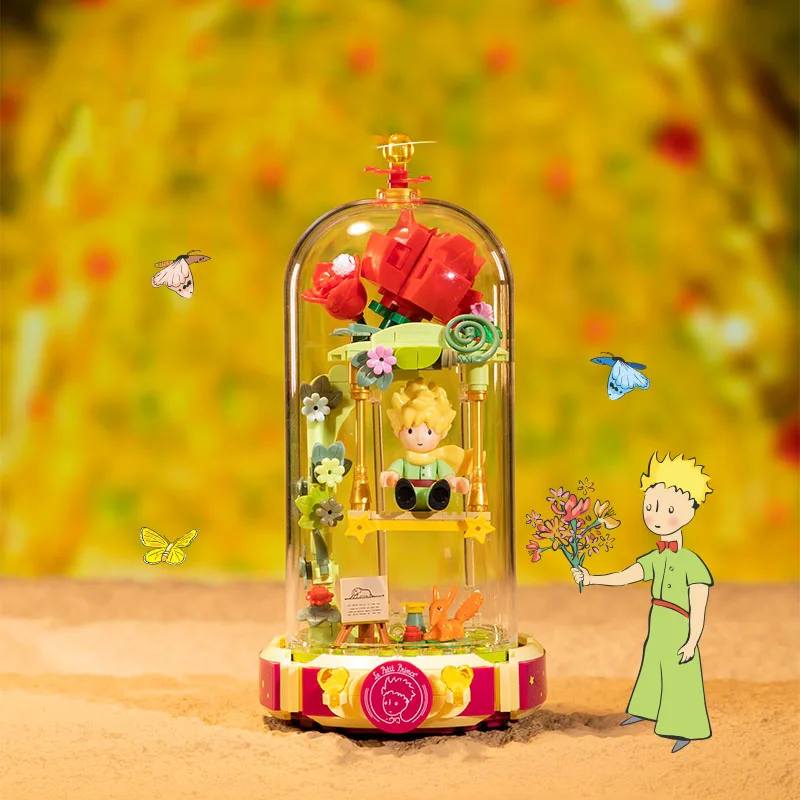 Аниме kawaii Мультфильм Le Маленький принц вечная серия романтическая сцена Сборка