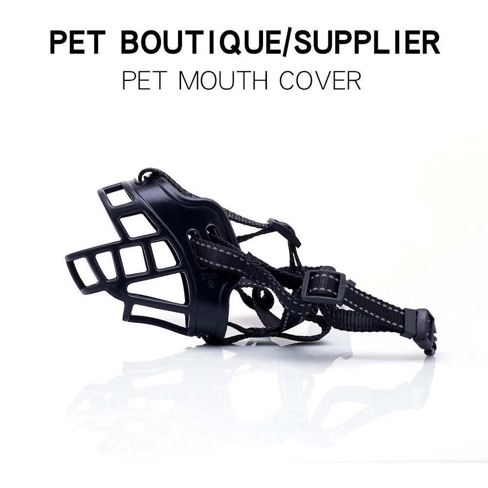 Pet Muzzles Highly Protective Anti Biting Pet Mask Guard Park Outdoor Dog Mouth Sleeve Wide Applicability Walk A Dog Adjusted images - 6
