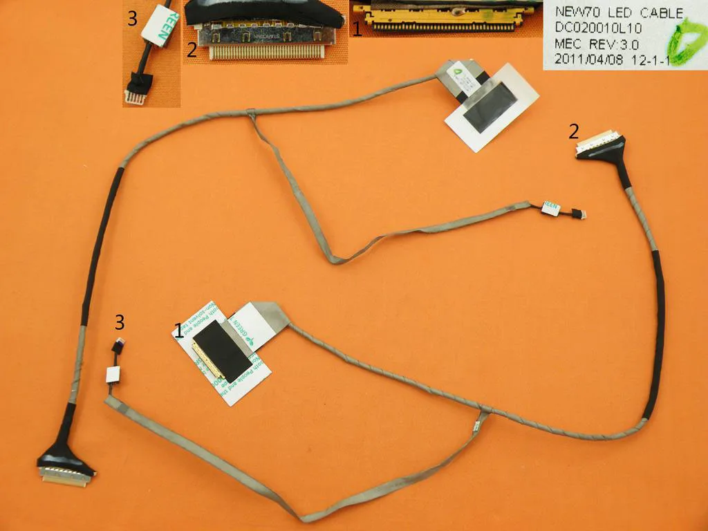 Новый ЖК-кабель для ноутбука ACER 5253 5336 5741 5742 5551G 5252 5552 5250 5251 5350 5736Z/шлюз NV59C NV53 светодиодный, OEM DC020010L