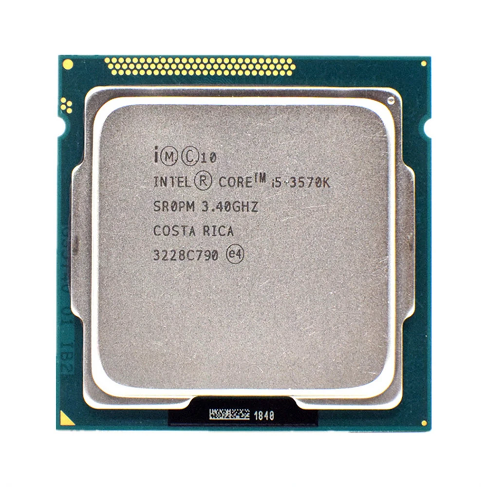 

Intel Core i5 3570K 3.4GHz 6MB 5.0GT/s SR0PM LGA 1155 CPU Processor