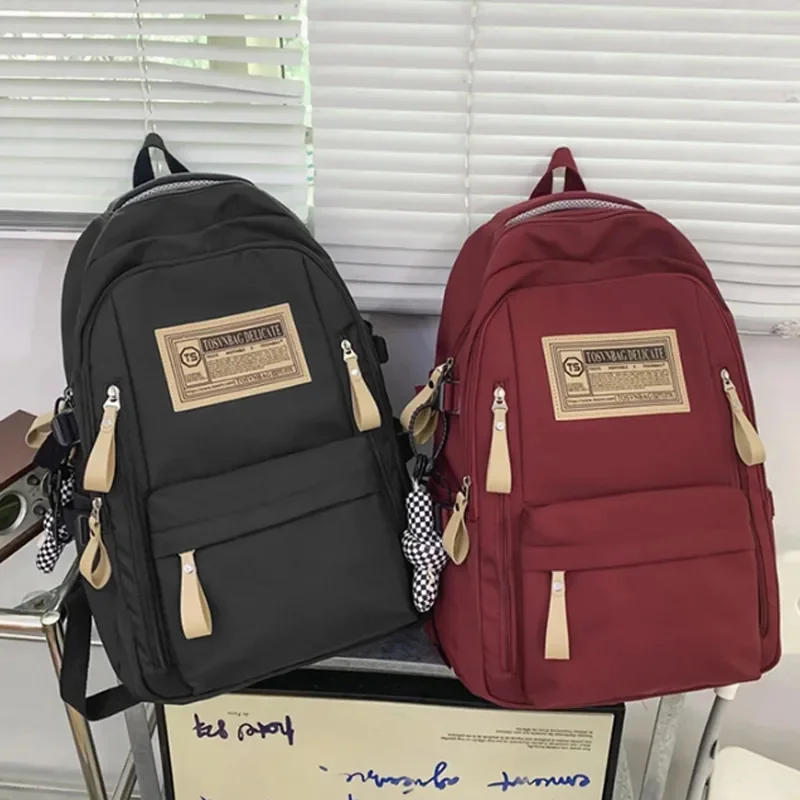 

Модный рюкзак для женщин, школьные ранцы для девочек, вместительные школьные ранцы для отдыха, мужские дорожные сумки