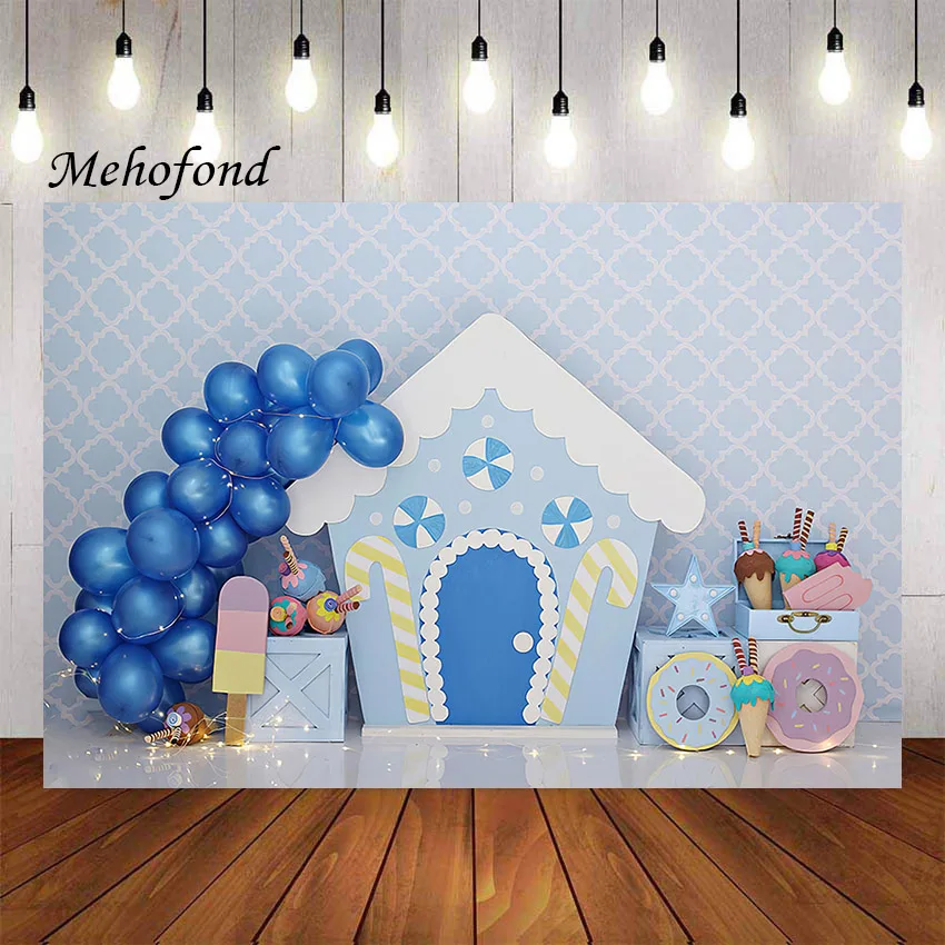 

Фон для фотосъемки Mehofond магазин мороженого Сладкие Конфеты Пончик принцесса девочки День Рождения Декор фоны фотостудия