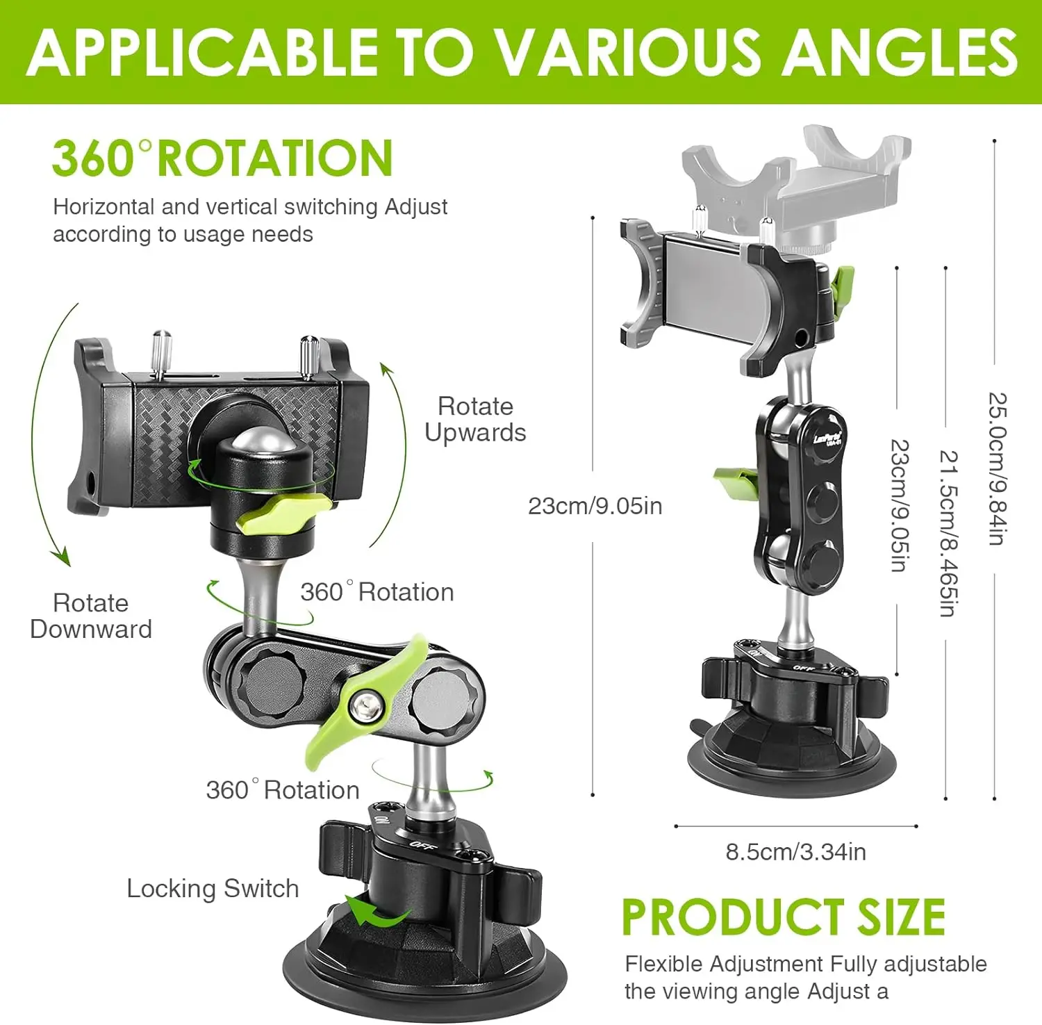 Автомобильный держатель для телефона Aulidtech Lanparte съемки кронштейн крепления на