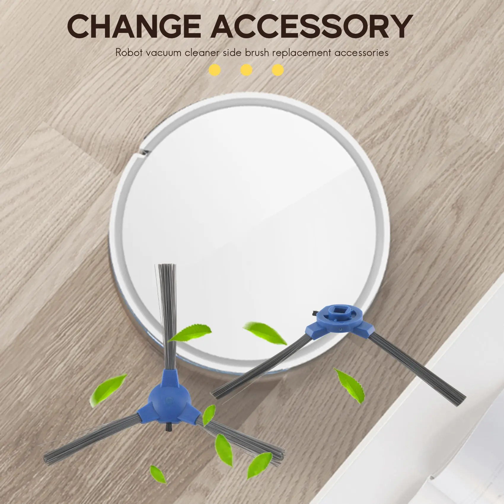 Набор сменных краевых щеток для робота-пылесоса Anker Eufy Robovac 11S 30 30C 15C 12 25C 35C 10 шт.