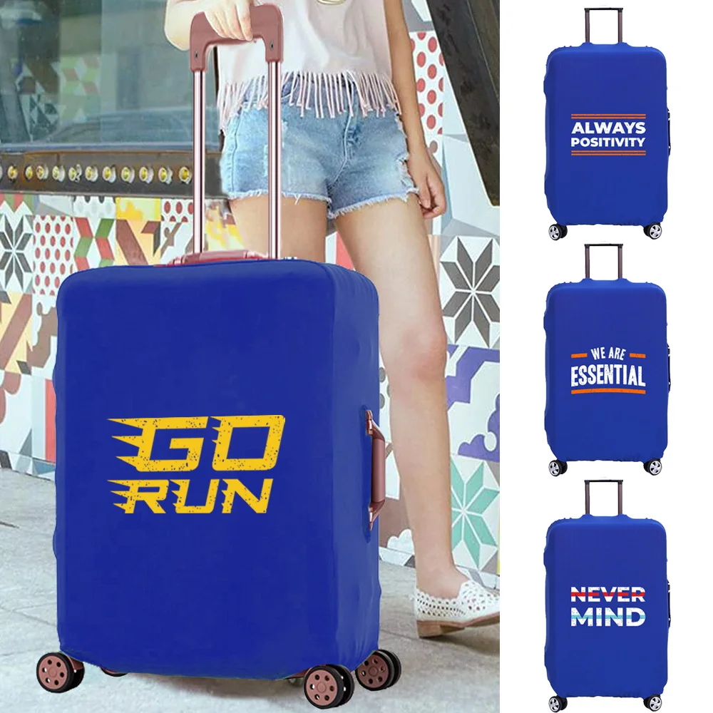 

Luggage Case Elasticity Thicken Trolley Protective Cover Apply To 18-28 Inch Suitcase Cases Phrase Print Travel Accessory Covers