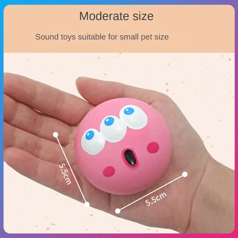 

Big Eyeball Dog Chews Toy New Cute Cartoon Environmental Protection Enamel Sounds Interactive Funny Pet Toys Rubber Dog Supplies