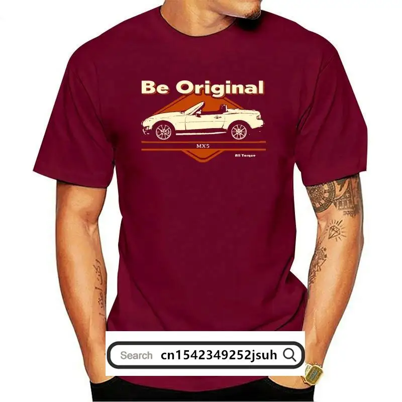 

Новая Оригинальная Мужская футболка Mazda MX5 Be, Мужская футболка