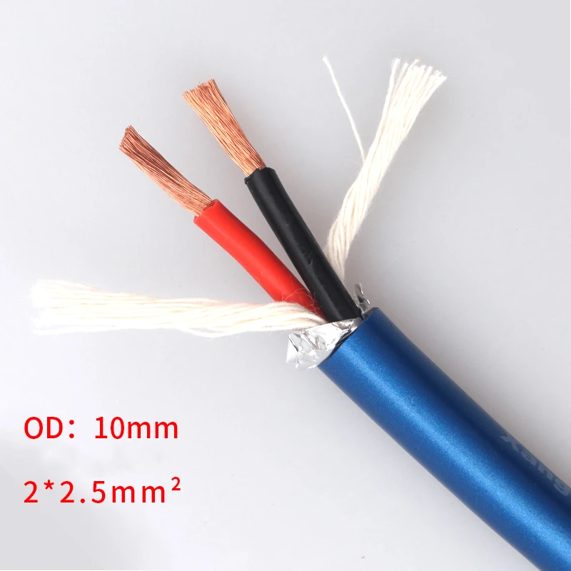 HIFI 13AWG OFC Core DIY Speaker Audio Bulk Cable Wire Oxygen Free Cooper images - 6