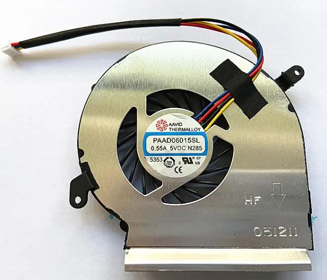 Вентилятор охлаждения ЦП для MSI GE62VR GV62 8RD GE72VR GP72VR GL72VR GP62VR GL62VR MS-16J8 16JB 16J1 16J2 16J4 PAAD06015SL N402 N366