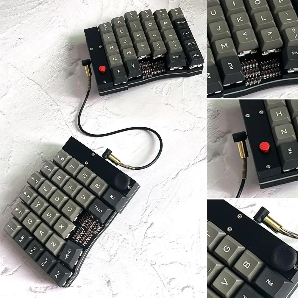 Механическая клавиатура DO52 для самостоятельной сборки с маленькими красными