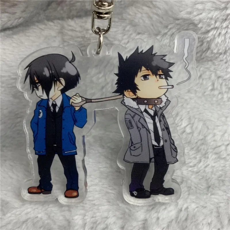 Брелок в стиле аниме Kagari Shuusei Kougami Shinya акриловый брелок для ключей ремешок фигурка