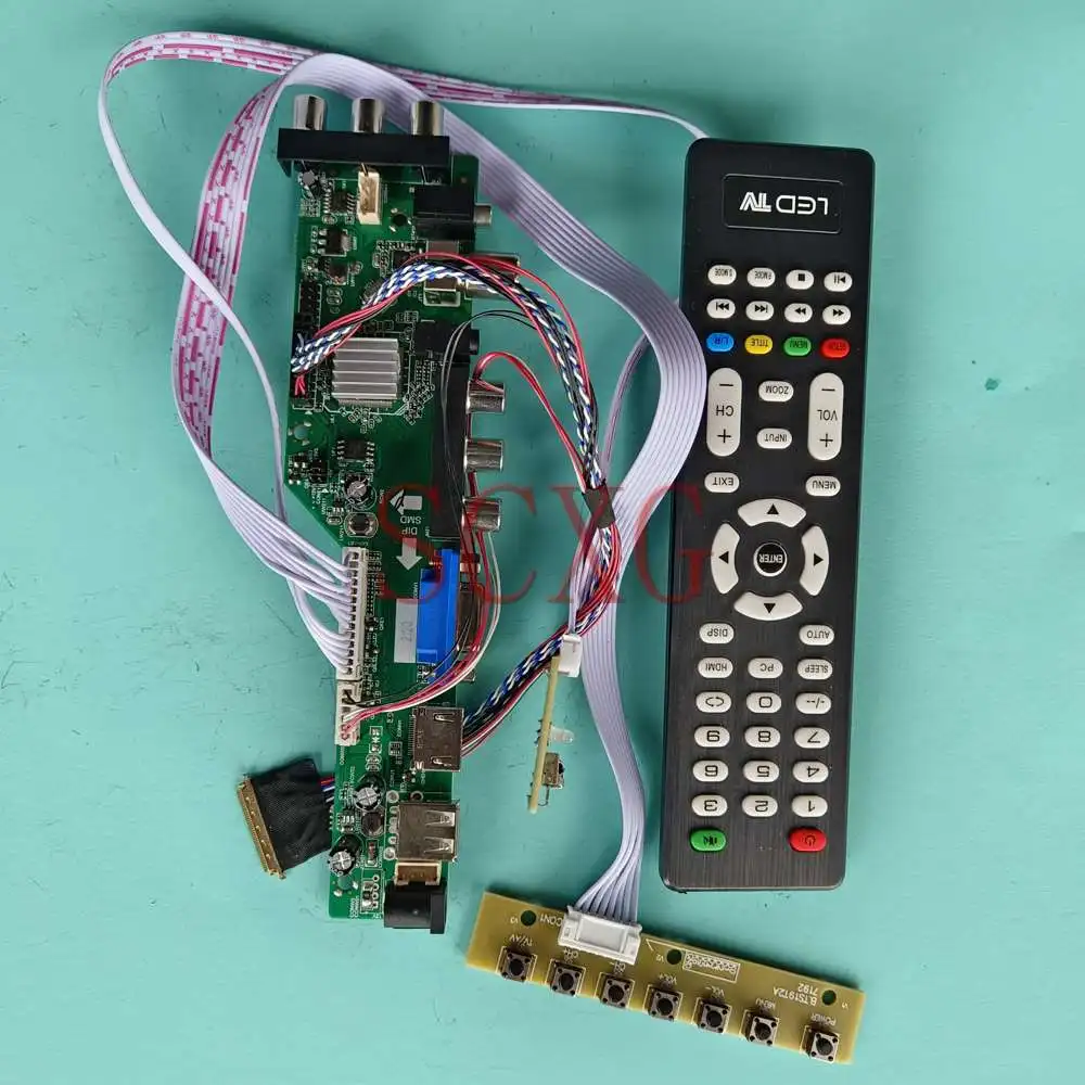 

Плата управления драйвером, совместимая с USB-портами, VGA, HDMI, 10,1 дюйма