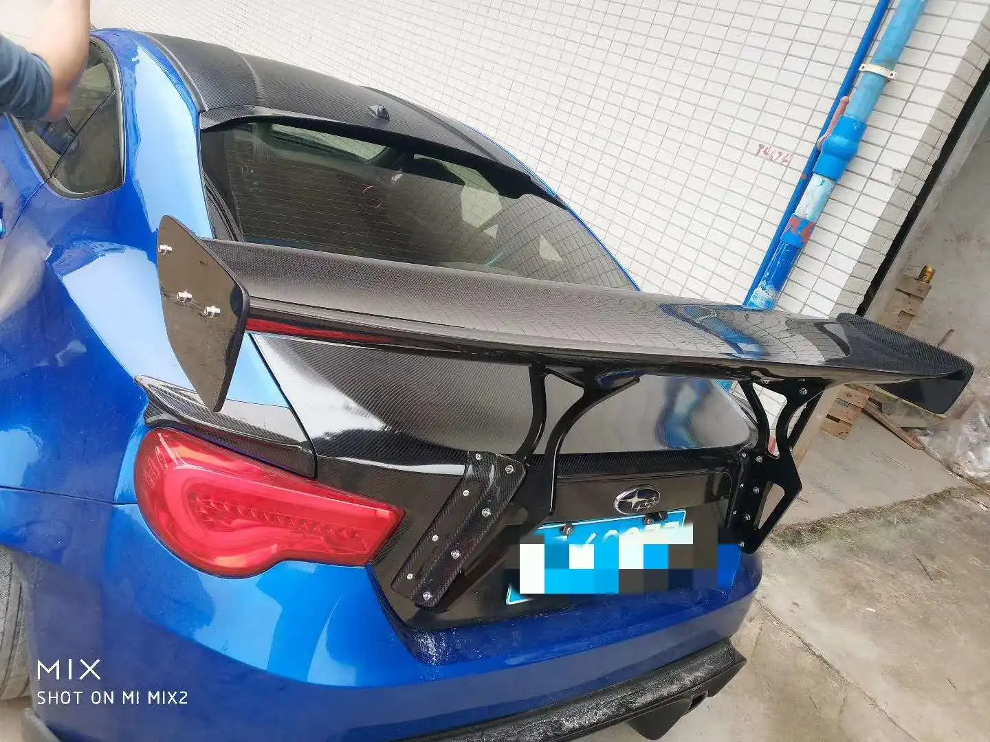 Крыло GT из углеродного волокна для Toyota GT86 BRZ большое крыло багажника 2013-2018