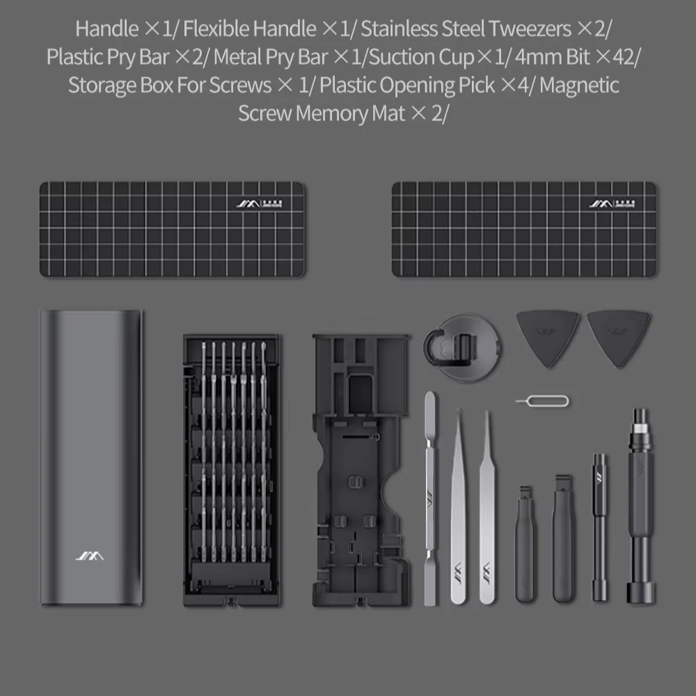 

Набор Прецизионных Отверток JIMIHOME GNT60 60 В 1, Ремонтный Комплект Для Мобильных Телефонов С Выдвижной Конструкцией