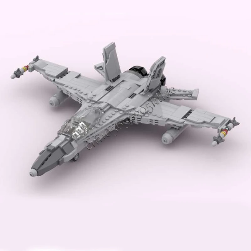 Фото 466 Запчасти F A-18 Модель Истребителя MOC Строительные Блоки Кирпичи DIY Креативная Сборка Игрушки Для Детей Сюрприз Рождественские Подарки №2