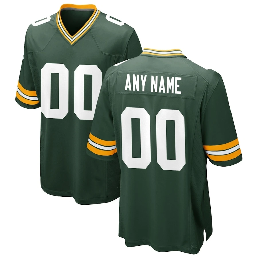 Custom Green Bay Stitched Jersey America Game Footbball Personalized Any Name Number All US SIze S-3XL