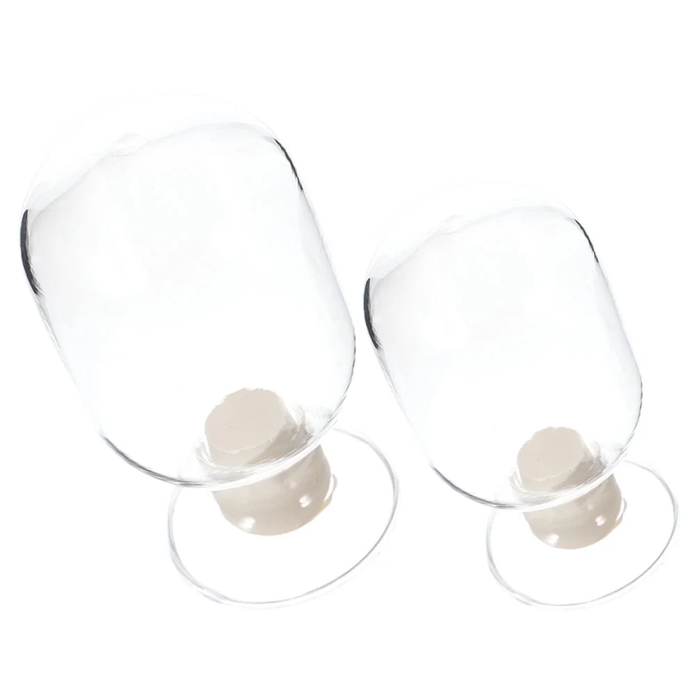 

Bottle Holder Cloche Matches Match Display Matchstick Jar Fireplace Striker Storage Transparent Bottles Lids Container