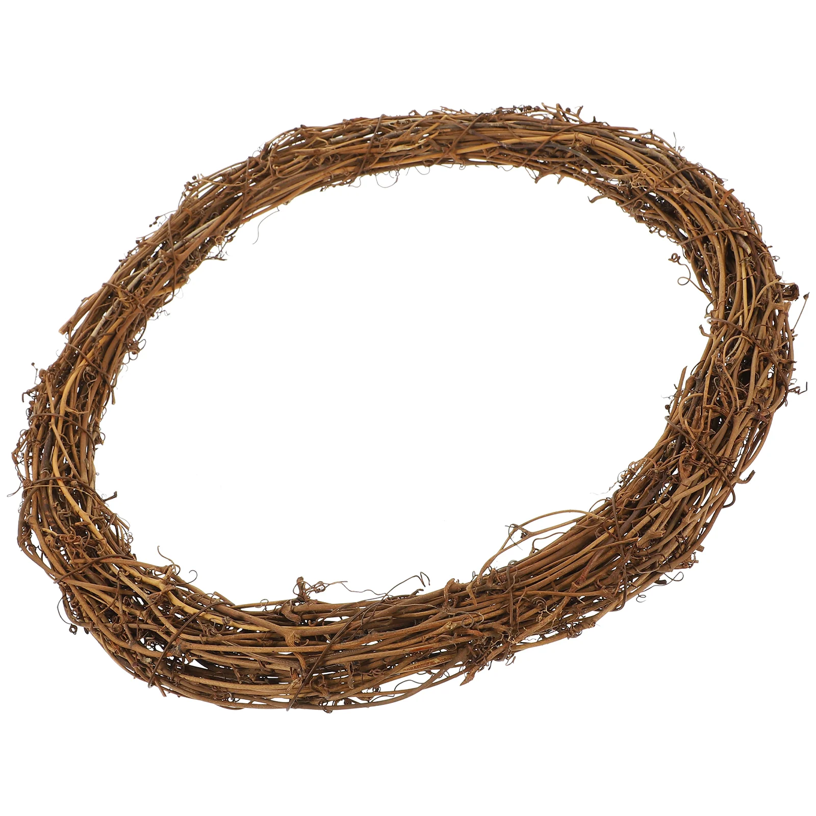 

Wreath Rattan Ring Garland Christmas Grapevine Vinenatural Door Dried Twig Branch Diyhand Material Party Front Frame Wire
