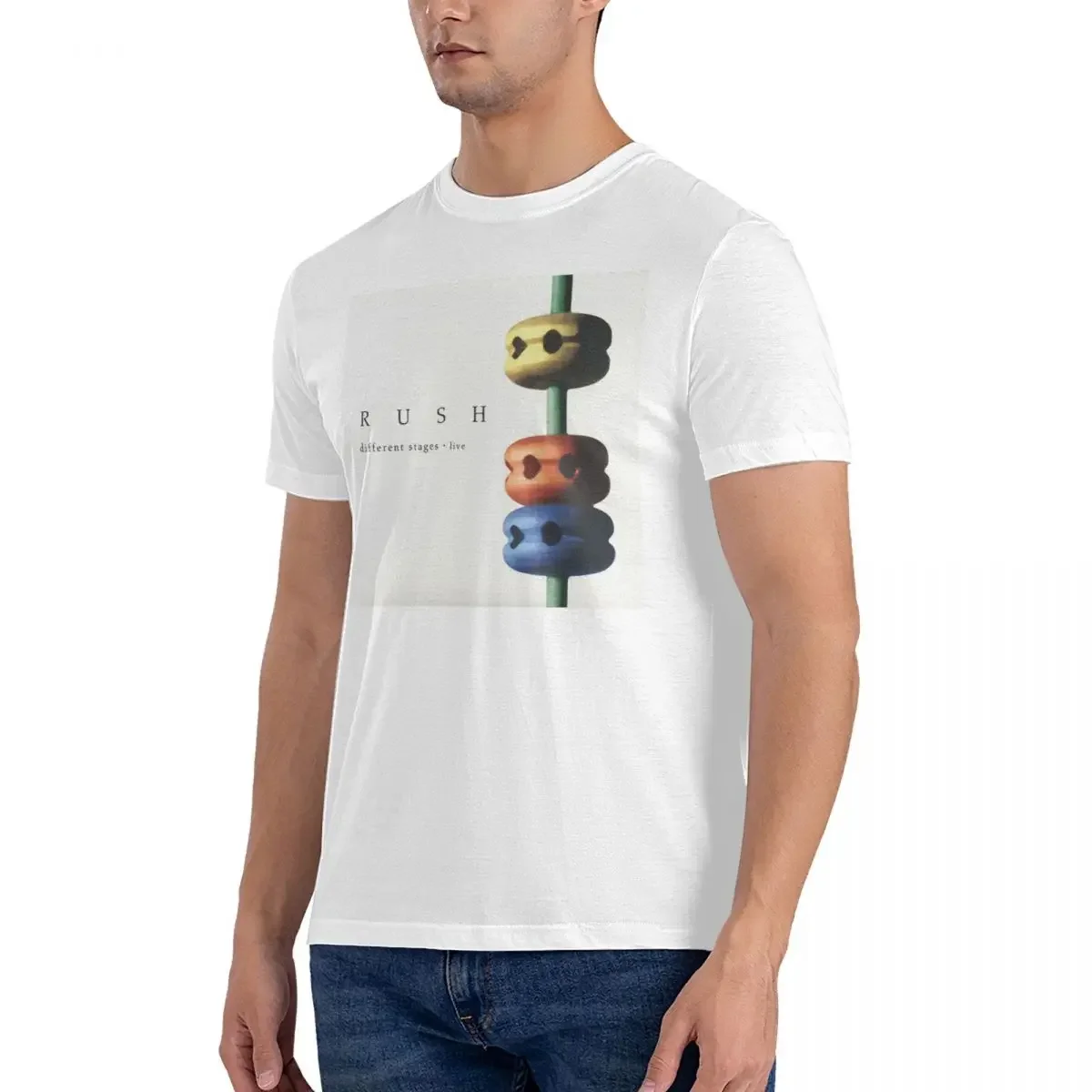 Футболка мужская хлопковая с круглым вырезом и коротким рукавом