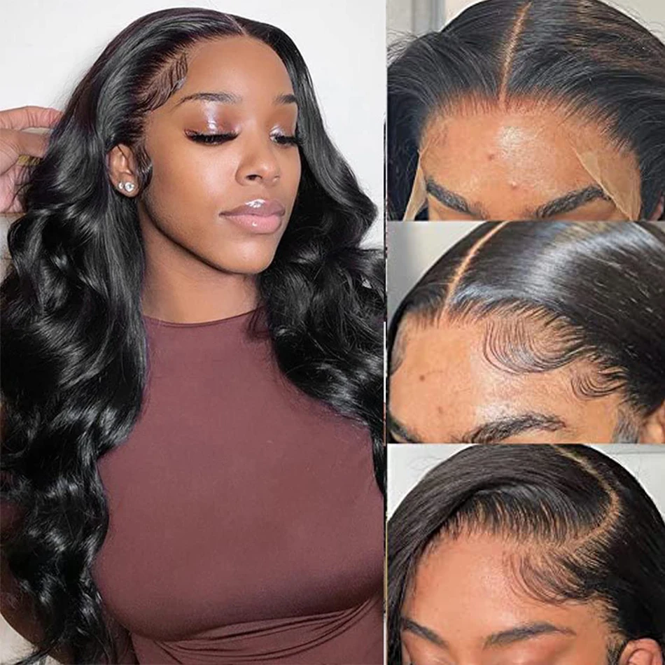 

180 Density Body Wave Lace Front Wigs Human Hair 13x4 HD Transparent Lace Frontal Wigs for Women Human Hair Brazilian Glueless