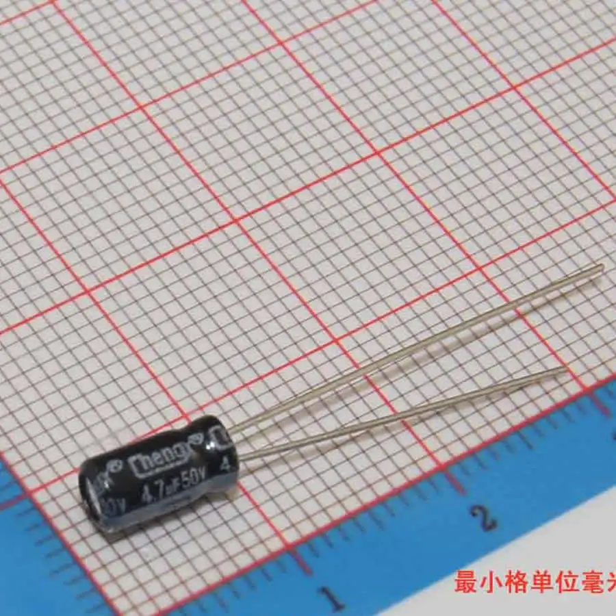 1000 шт. алюминиевый электролитический конденсатор 4 7 мкФ 50 в 4*7