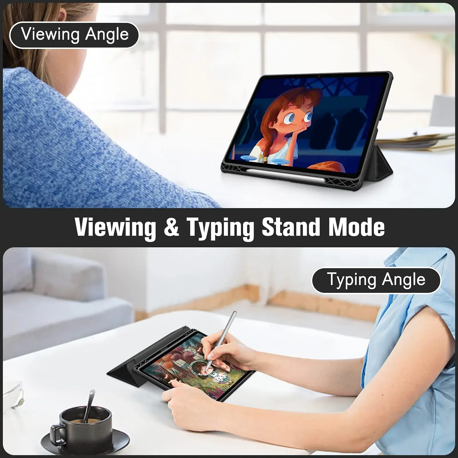 2023 Samsung Galaxy Tab S8 S9 Ультра чехол 14 6 дюймов телефон X906 X910 X916B с держателем для