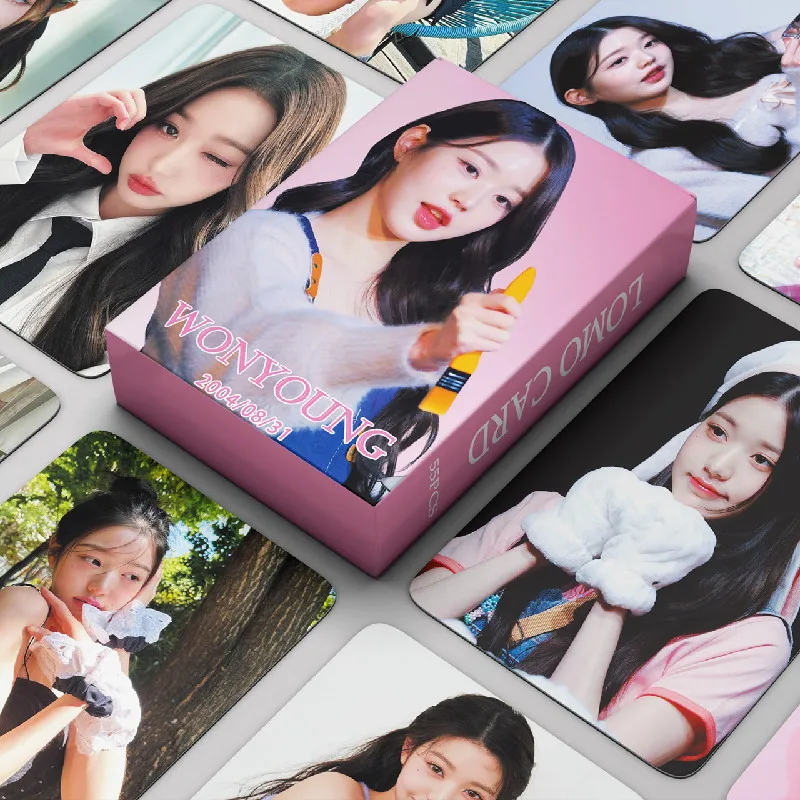 

55Pcs/Set Kpop IVE A Dreamy Day WAVE Lomo Cards High quality Print Photocard IVE Solo Photo Card Fashion Fans Collection Gift