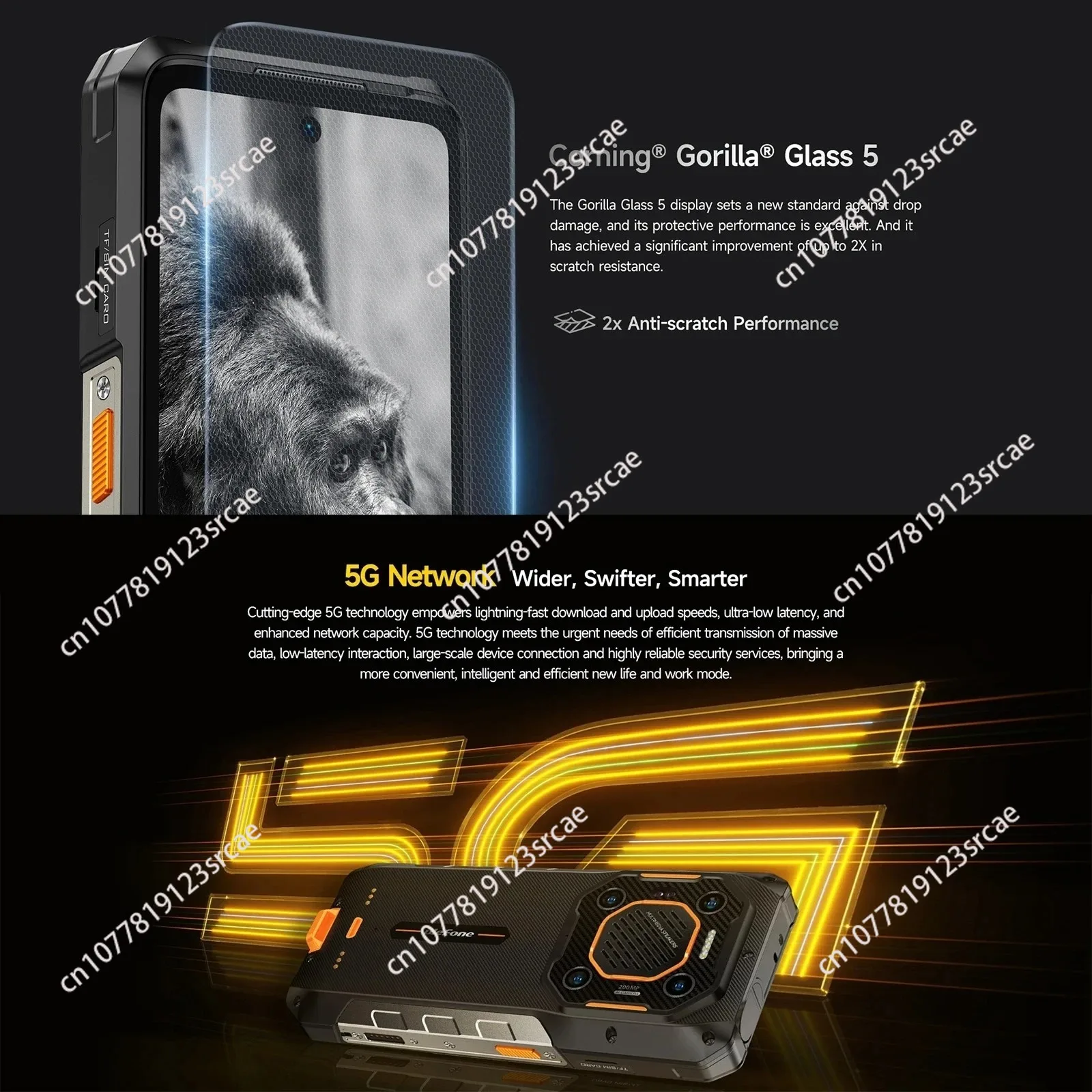 Лидер продаж 2025 года для мобильных телефонов Ulefone Armor 26 Ultra Walkie Talkie 5G 3g и 4g 6,78 дюйма 5ge24 ГБ 512 ГБ (art.: 3920d09ebc32d) - 3920d09ebc32d