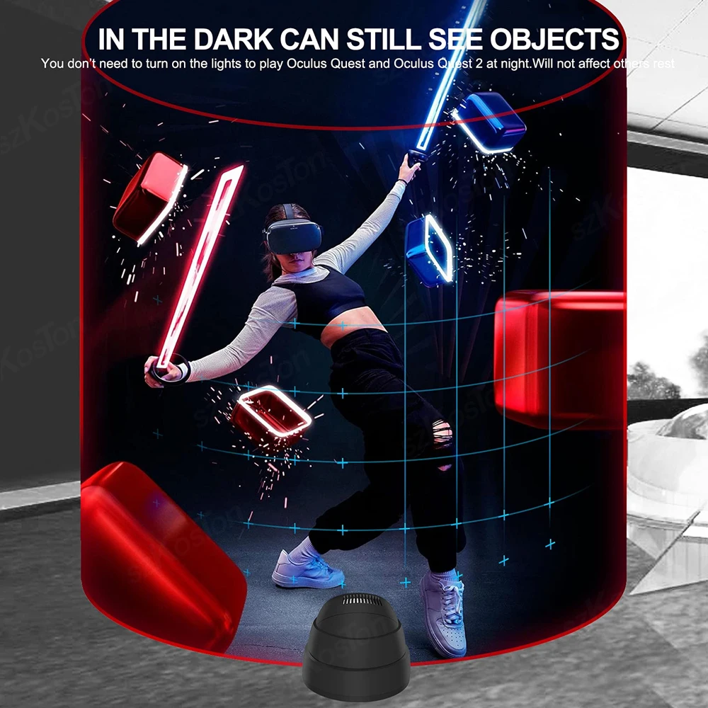 LED Infrared Light for Oculus Quest 2,1 VR Gaming IR Illuminator Light Improve Sensitive Tracking for Oculus Quest 2 Accessories