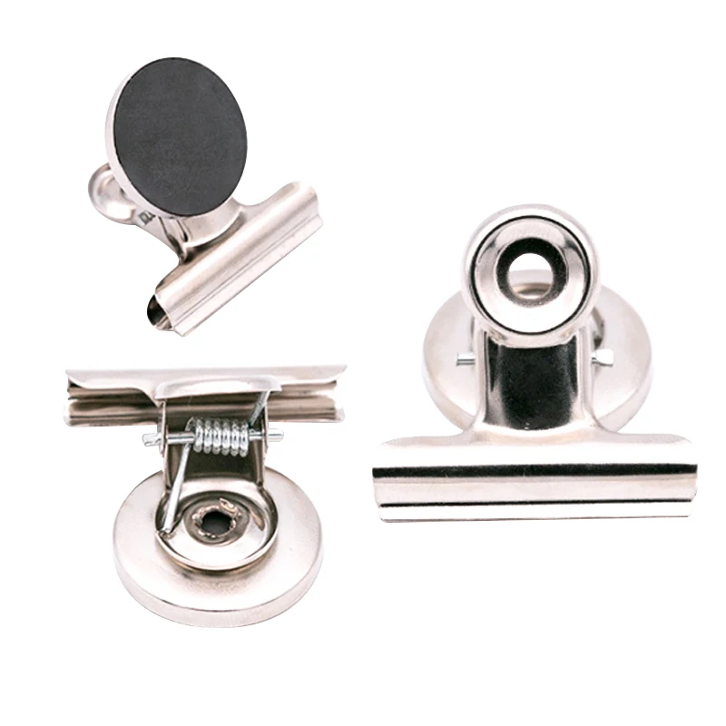 

5pcs Strong Neodymium Magnet Magnetic Clip N38 Heavy Duty Fridge Magnet Clips for Home Photo Display Whiteboard Magnetic Clip