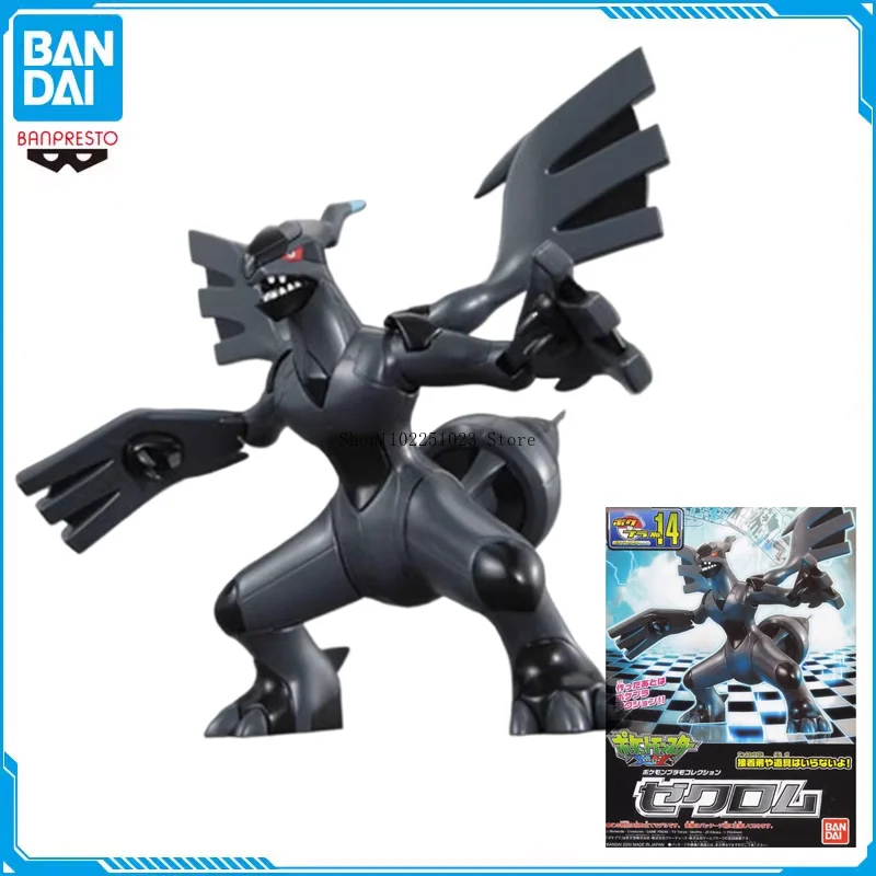 Bandai оригинальный комплект Pokemon Zekrom No 14 Evolution аниме-фигурки сборная модель игрушка