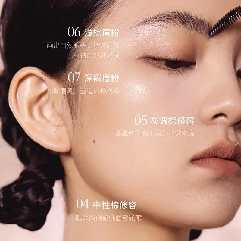 Новая серия встраиваемая Палетка для лица жемчужные матовые хайлайтеры румяна