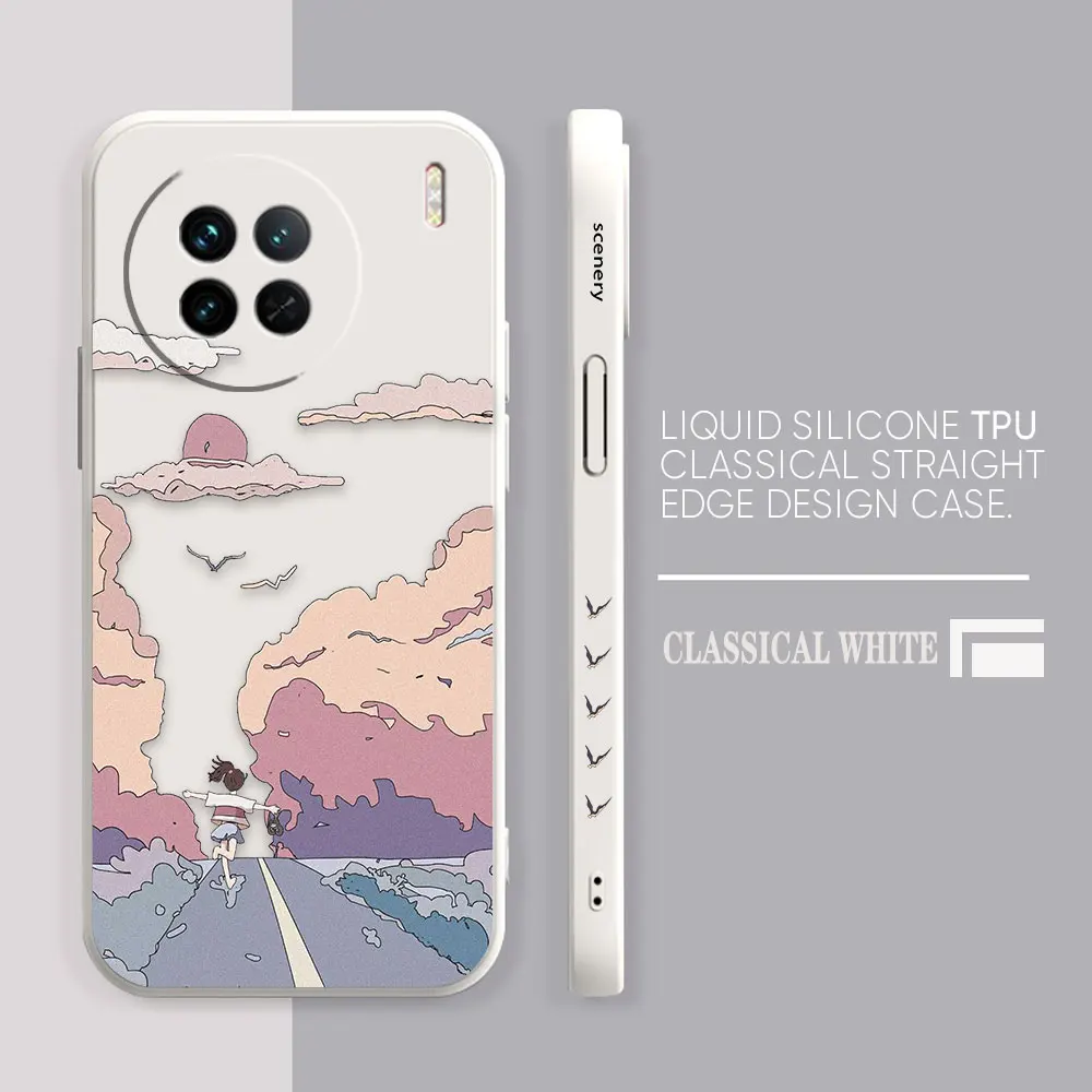 Wild Geese Are On Fire Phone Case For VIVO X21I X21S X23 X27 X30 X50 X60 X70 X80 X90 5G PRO PLUS Colour Case Funda Shell Capa