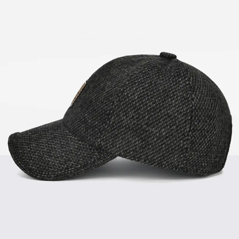

Elderly People Hat Breathable Father Winter Baseball Hat Casual Outdoor Father Winter Baseball Hat